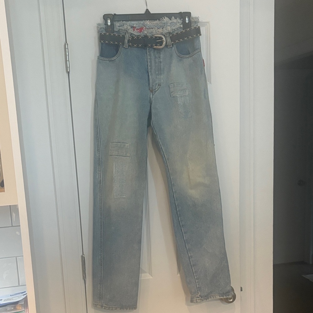 Jou‎ Jou Women's Light Blue Boot Cut Jeans
